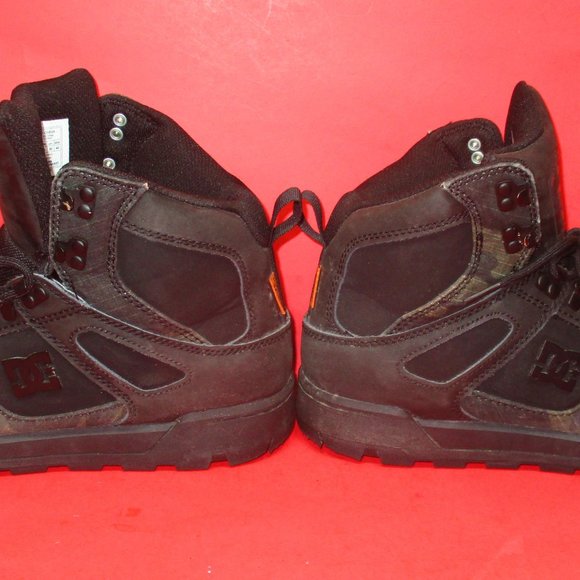 DC Men's PureHigh-Top WR Boot Skate Board Shoe Water Resistant Size 12 - Picture 2 of 15